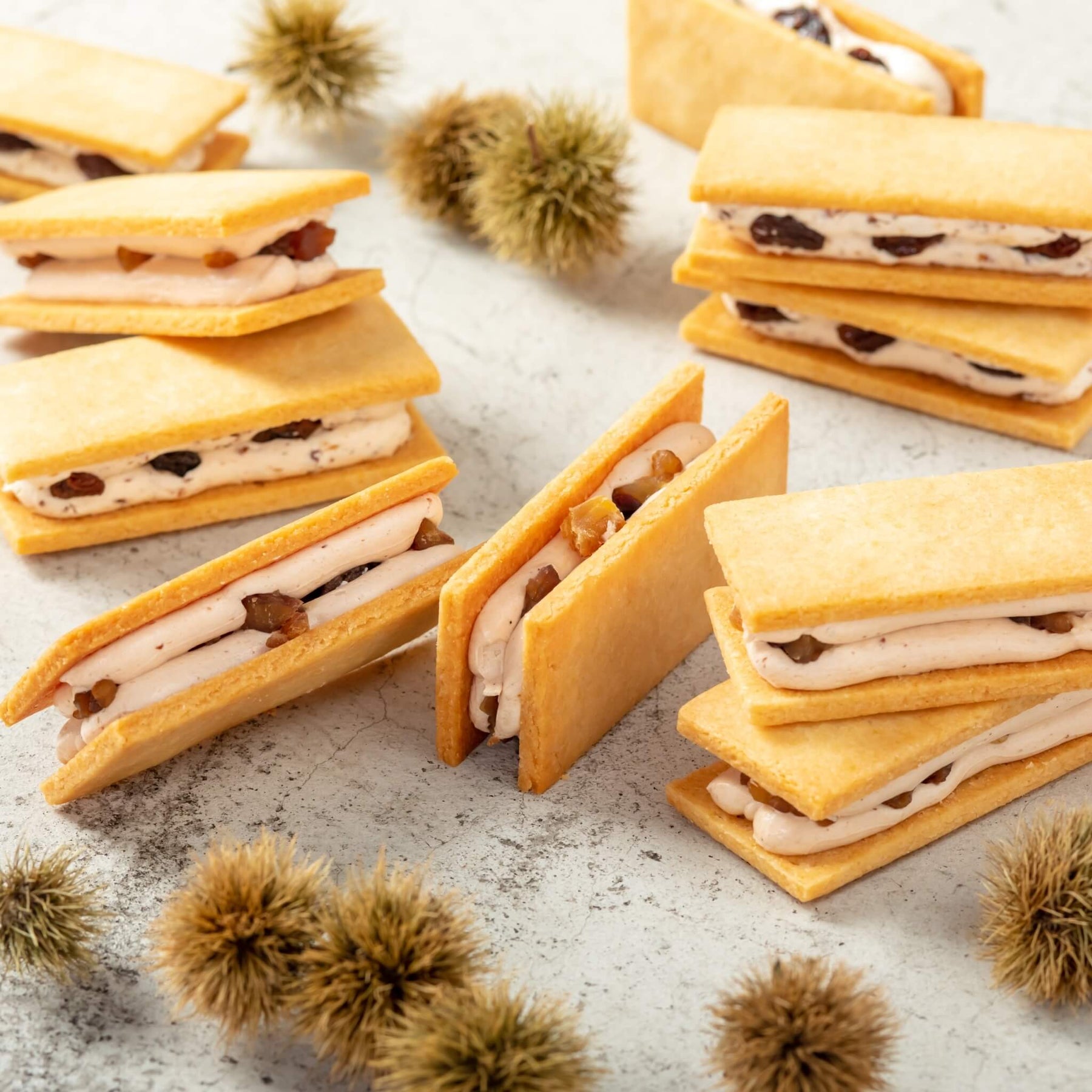 秋の新商品!『マロンソイバターサンド』他焼き菓子本日より販売スタート!