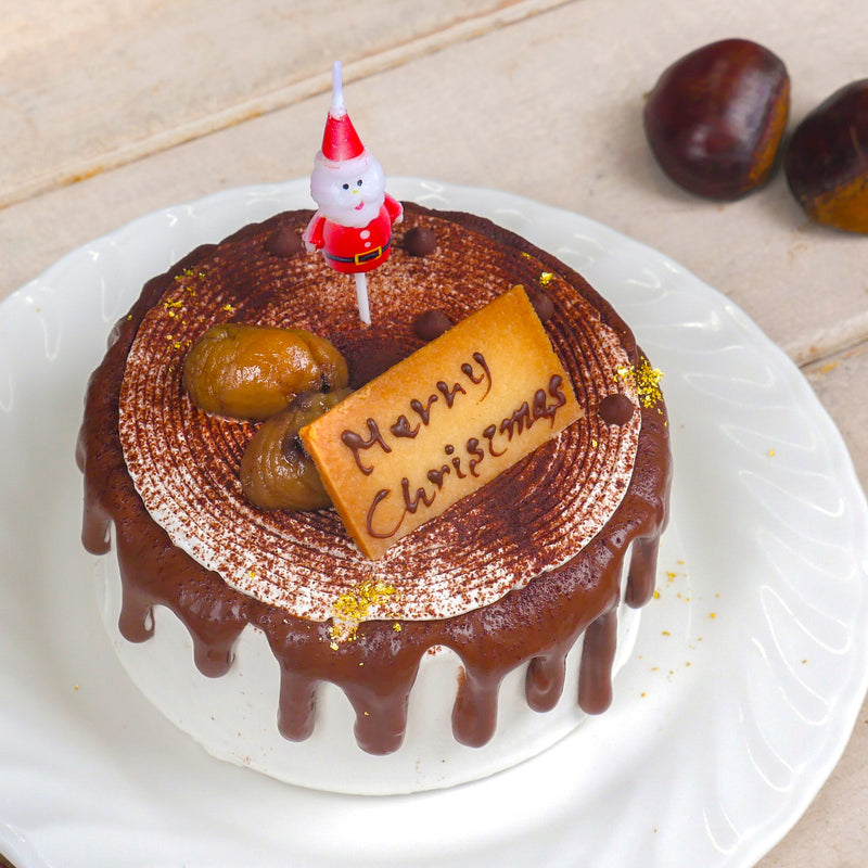 【配送/冷凍便】ショコラマロン　クリスマスケーキ・4号
