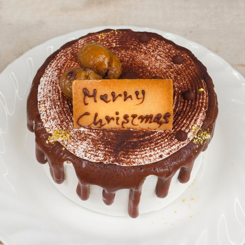 【配送/冷凍便】ショコラマロン　クリスマスケーキ・4号
